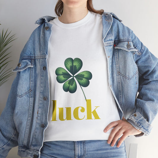 "luck" Unisex Heavy Cotton Tee